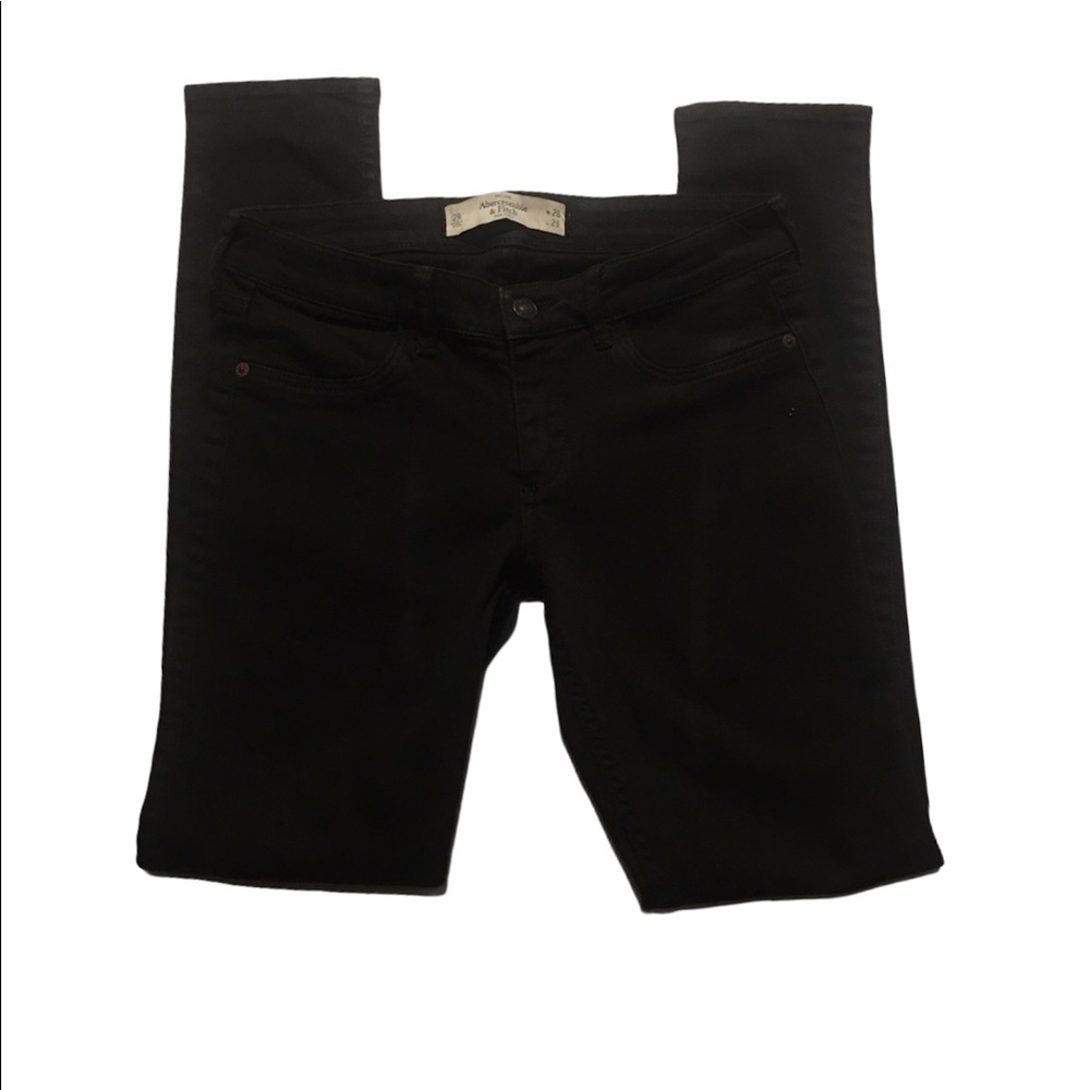 Abercrombie & fitch dark brown denim jeans